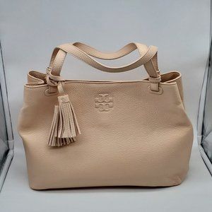 Tory Burch Thea Center Zip Tote Sweet Melon